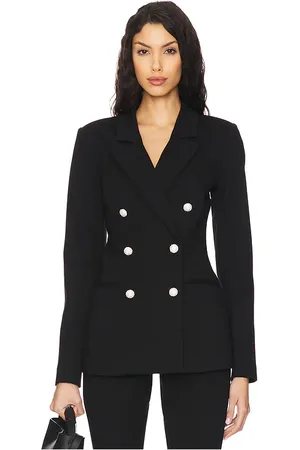 GOOD AMERICAN Embellished double breasted blazer en color negro talla 4X en - Black. Talla 4X (también en 5X, L, M, S, XL, XS).