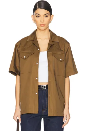 WAO Camisa en color talla L en - Olive. Talla L (también en M, S, XS).