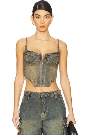 AFRM Corsé iris en color denim-dark talla 1X en - Denim-Dark. Talla 1X (también en L, M, S, XL, XS, XXL).