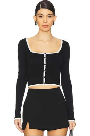 ALL THE WAYS Cárdigan deanna en color black & white talla L en - Black & White. Talla L (también en S, XS).
