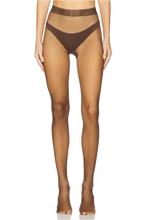 Wolford Medias twenties econyl en color marrón talla L en - Brown. Talla L (también en M, S, XS).