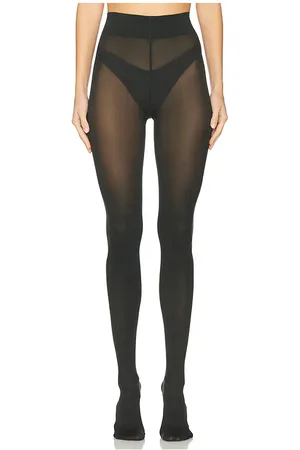 Wolford Medias velvet de luxe 66 en color verde oscuro talla L en - Dark Green. Talla L (también en M, S, XS).