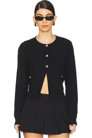 Malbon Golf Cárdigan charlotte en color talla L en - Black. Talla L (también en M, XS).