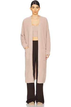 Barefoot Dreams Cárdigan cozychic luxe high slit cardigan en color mauve talla L en - Mauve. Talla L (también en M, S).