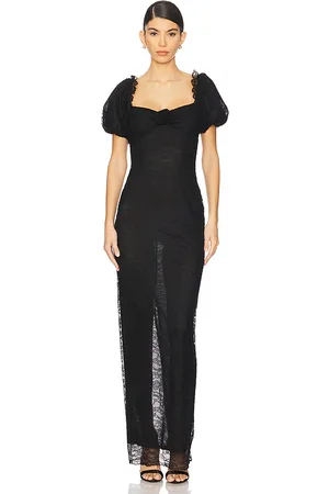 STONE_COLD_FOX Vestido largo rowan en color talla L en - Black. Talla L (también en M, S, XL, XS, XXS).
