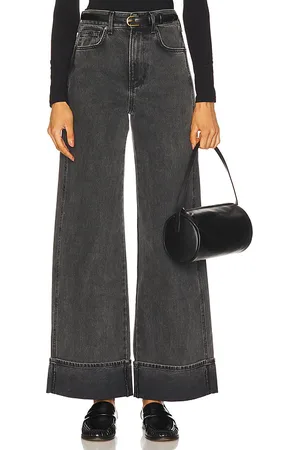 VERONICA BEARD Jean pierna ancha en color gris talla 23 en - Grey. Talla 23 (también en 26, 27, 28, 29).