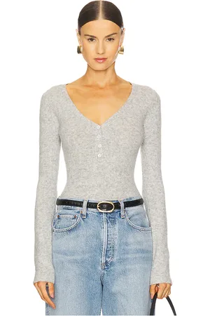SER.O.YA Body elena en color gris talla M en - Grey. Talla M (también en S, XS).