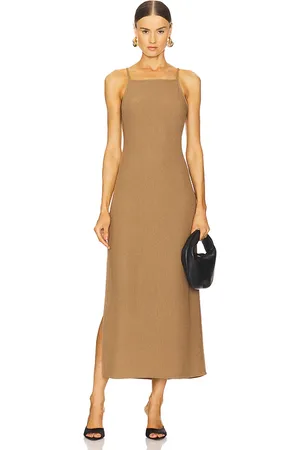 By Malene Birger Vestido ellionore en color bronce talla 32 en - Tan. Talla 32 (también en 34, 36, 38).