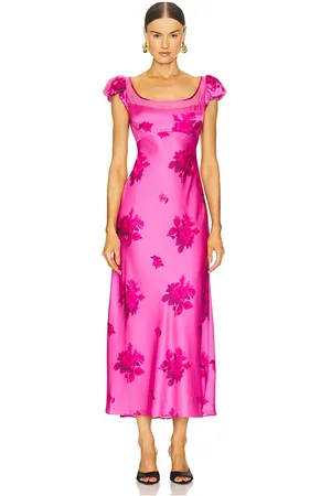 LOVESHACKFANCY Vestido joelette en color rosado talla 0 en - Pink. Talla 0 (también en 12, 8).