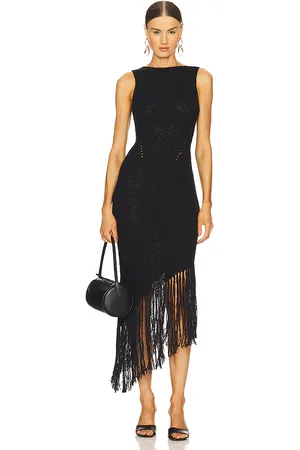 Rails Vestido midi rylee en color talla L en - Black. Talla L (también en XL).