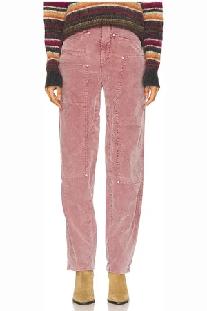 Isabel Marant Pantalones estilo carpintero lois en color rosado talla 38/6 en - Pink. Talla 38/6 (también en