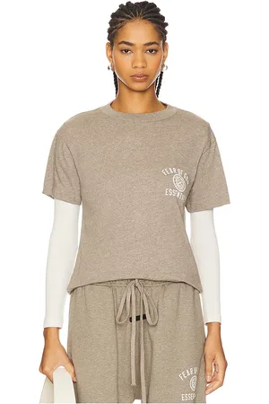 FEAR OF GOD Crewneck t-shirt en color gris talla L en - Grey. Talla L (también en M, S, XL, XS).