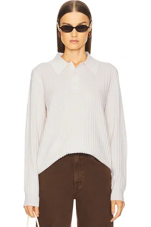 Guest In Residence Guest en residence polo de manga larga theo en color talla S en - Cream. Talla S (también en XL, XS).