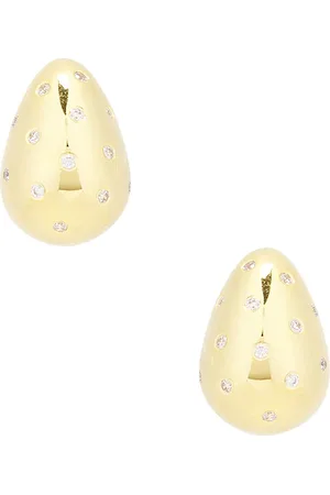 mega Pendientes sprinkle teardrop en color oro metálico talla all en - Metallic Gold. Talla all.