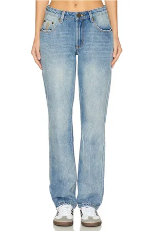 ONE TEASPOON Jeans de cintura media y pierna recta truckers en color azul talla 25 en - Blue. Talla 25 (también en 26, 27, 28