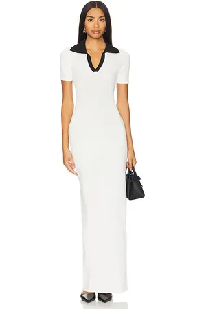 ALL THE WAYS Vestido rava en color talla S en - White. Talla S (también en XS).
