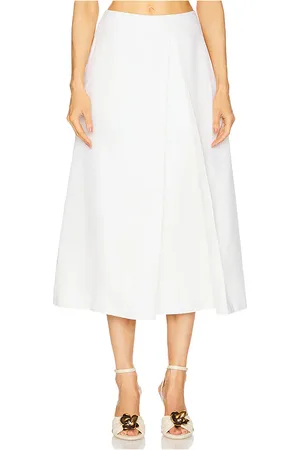 Cult Gaia Falda anna en color crema talla 10 en - Cream. Talla 10 (también en 2, 4, 6).