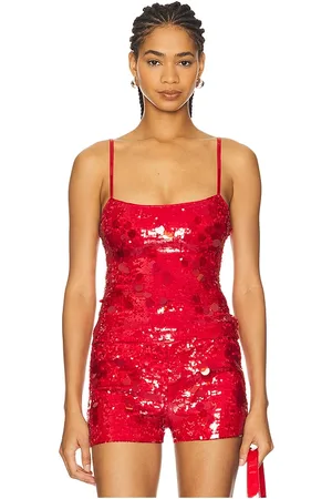 DANIELLE GUIZIO Camisola de lentejuelas en color rojo talla L en - Red. Talla L (también en M, S, XS).