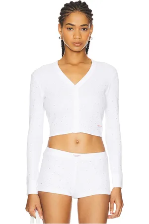 Alexander Wang Cárdigan en color talla L en - White. Talla L (también en M, S, XS).