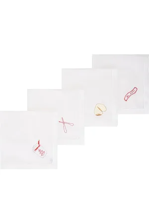 Chefanie Servilletas napkins en color blanco talla all en N/A - White. Talla all.