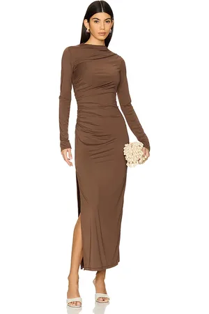 Nialaya Maxivestido en color marrón talla M en - Brown. Talla M (también en XS).
