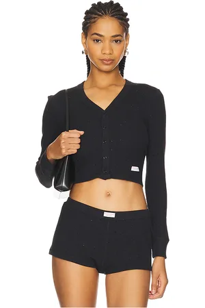 Alexander Wang Cárdigan en color talla L en - Black. Talla L (también en S, XS).