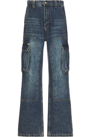 Guess Pantalón cargo denim en color azul talla 30 en - Blue. Talla 30 (también en 32, 34, 36).