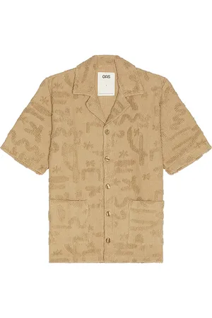 Oas Camisa en color marrón talla L en - Brown. Talla L (también en M, S, XL/1X).