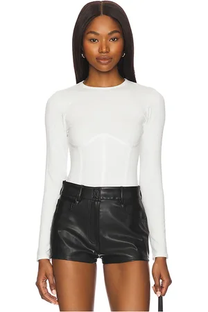 FLEUR DU MAL Body de camiseta de manga larga organic cotton en color talla L en - . Talla L (también en M, S, XL, XS).
