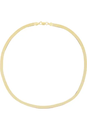 mega Collar herringbone en color oro metálico talla all en - Metallic Gold. Talla all.