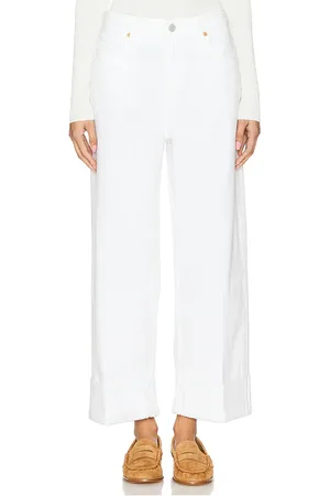 BLANK NYC Club soda cuffed en color blanco talla 28 en - White. Talla 28 (también en 29).
