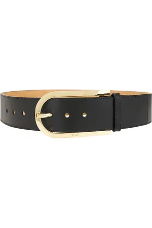 Ralph Lauren Cinturón smooth vachetta en color negro talla L en - Black. Talla L (también en M, XS).