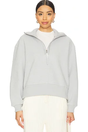 Varley Chaqueta roselle half zip fleece en color bebe azul talla L en - Baby Blue. Talla L (también en M, S, XS).