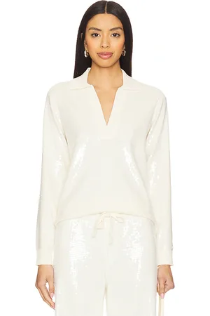 Retrofete Camisa shaelynn en color crema talla L en - Cream. Talla L (también en S, XL, XS).