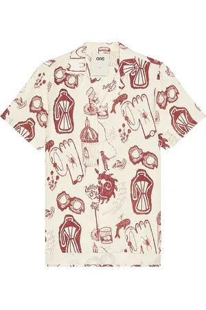 Oas Camisa en color ivory talla M en - Ivory. Talla M (también en S).