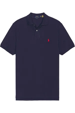 Ralph Lauren Short sleeve mesh polo en color azul marino talla M en - Navy. Talla M (también en S, XL/1X).