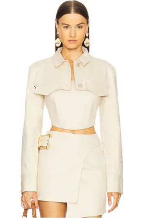 Cult Gaia Chaqueta issa en color crema talla L en - Cream. Talla L (también en M, S, XS).