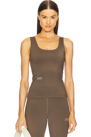 7 DAYS ACTIVE Top sin mangas en color taupe talla M en - Taupe. Talla M (también en S, XS).