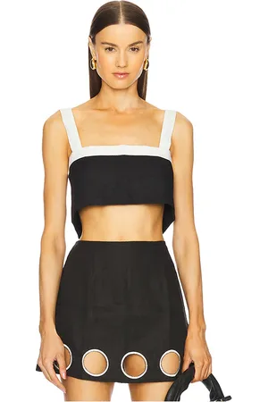 Cin Cin X revolve twiggy top en color negro, blanco talla L en - Black,White. Talla L (también en M, S, XL, XS).
