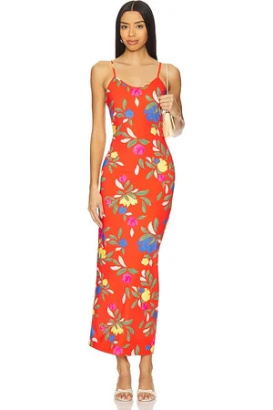 Caroline Constas Vestido melina en color rojo talla M en - Red. Talla M (también en S).