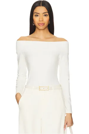 ENZA COSTA Top descubierto en color blanco talla L en - White. Talla L (también en S, XL, XS).