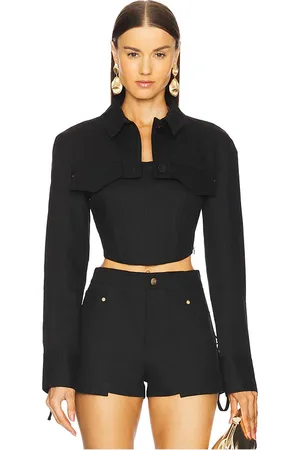 Cult Gaia Chaqueta issa en color talla L en - Black. Talla L (también en M, S, XS).