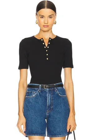 ANINE BING Camiseta alessia en color talla L en - Black. Talla L (también en M, S, XS).