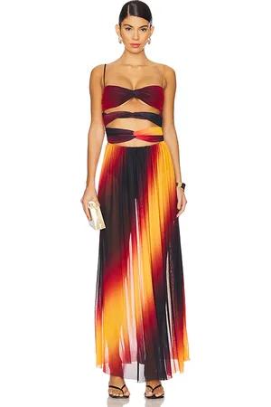 Agua Bendita Maxivestido meeg en color rojo talla L en - Red. Talla L (también en M, S, XS).