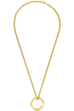 AUREUM Collar colgante louisa en color oro metálico talla all en - Metallic Gold. Talla all.