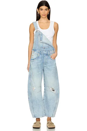 Free People X we the free good luck overall en color azul talla S en - Blue. Talla S (también en XS).