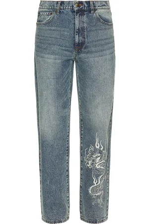 ED HARDY Skull loose fit jean en color azul talla 28 en - Blue. Talla 28 (también en 30, 34).