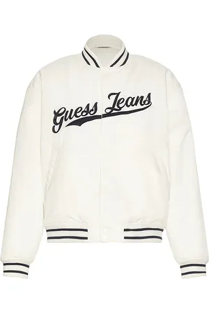 Guess Chaqueta en color crema talla L en - Cream. Talla L (también en M, S, XL/1X).
