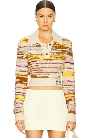 Moschino Suéter con escote en color beige talla L en - Beige. Talla L (también en M, S, XS).