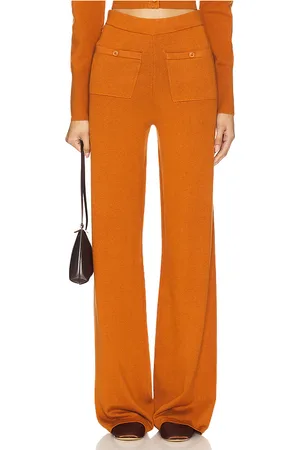JoosTricot Pantalón pierna ancha en color rojo ladrillo talla XS en - Brick. Talla XS (también en S).